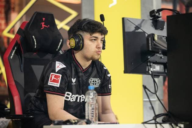 Grand Final of the Virtual Bundesliga 2023 Mustafa Emre Cancal focus Musti, Bayer 04 Leverkusen Grand Final of the Virtual Bundesliga 2023, Cologne, Strassenkickerbase, 10 06 2023 Copyright: xBEAUTIFULxSPORTS Buriakovx