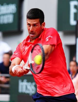 Mandatory Credit: Photo by Javier Garcia Shutterstock (13949284u) Novak Djokovic in action during the final French Open Tennis, Day 15, Roland Garros, Paris, France - 11 June 2023 French Open Tennis, Day 15, Roland Garros, Paris, France - 11 June 2023  Copyright: xJavierxGarcia Shutterstockx 13949284u
