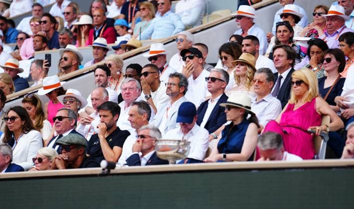 Mandatory Credit: Photo by Javier Garcia Shutterstock (13949284x) Kylian MBappe and Zlatan Ibrahimovich in the President s Box French Open Tennis, Day 15, Roland Garros, Paris, France - 11 June 2023 French Open Tennis, Day 15, Roland Garros, Paris, France - 11 June 2023  Copyright: xJavierxGarcia Shutterstockx 13949284x
