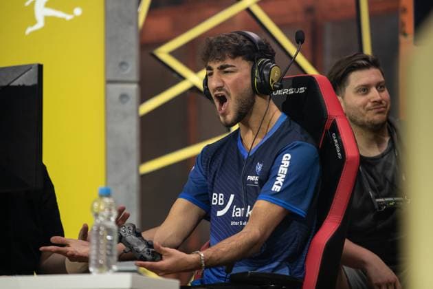 Grand Final of the Virtual Bundesliga 2023 Khalid Guerel Khalidgrl03, Karlsruher SC Grand Final of the Virtual Bundesliga 2023, Koeln, Strassenkickerbase, 10 06 2023 Copyright: xBEAUTIFULxSPORTS Buriakovx