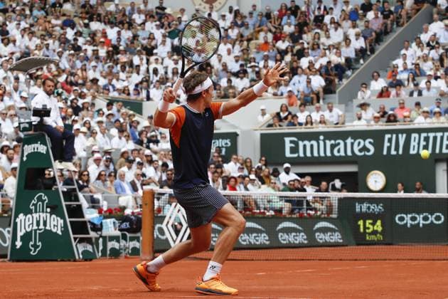 Novak Djokovic Vs Casper Ruud - Finale Simple Messieurs TENNIS : Roland-Garros 2023 - Paris - 11 06 2023 MichaelBaucher Panoramic 