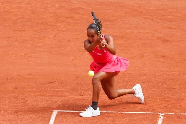 Su Wei Hsieh - Xinyu Wang Vs Leylah Fernandez - Taylor Townsend - Finale Double Dames TENNIS : Roland-Garros 2023 - Paris - 11 06 2023 MichaelBaucher Panoramic 