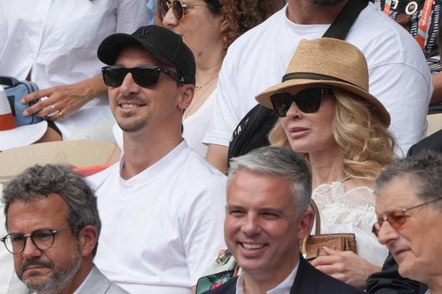 Internationaux de tennis de Roland Garros 2023. Tribunes 2023 French Open Tennis Tournament. Day fifteen at Roland Garros in Paris. Mens final. 293313 2023-06-11 Ibrahimovic, Zlatan  Copyright: xSergexArnalx xStarfacex 0259477575st