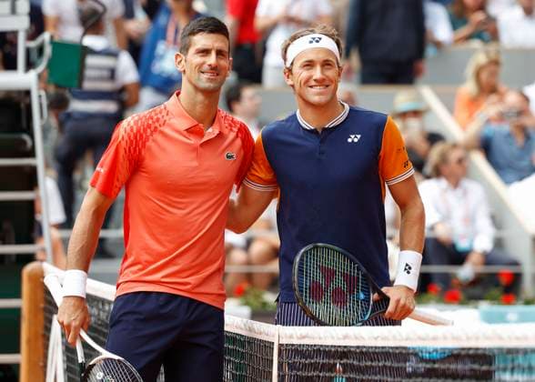 Tennis, French Open, Final, Novak Djokovic - Casper Ruud