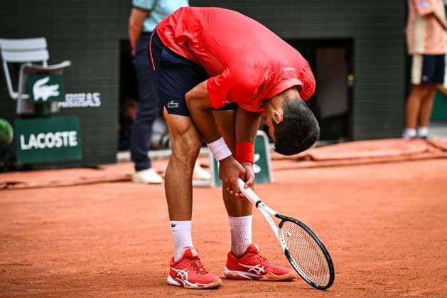 June 11, 2023, Paris, France, France: Novak DJOKOVIC of Serbia looks dejected during the fifteenth day of Roland-Garros 2023, French Open 2023, Grand Slam tennis tournament at the Roland-Garros Stadium on June 11, 2023 in Paris, France. Paris France - ZUMAm308 20230611_zsp_m308_010 Copyright: xMatthieuxMirvillex