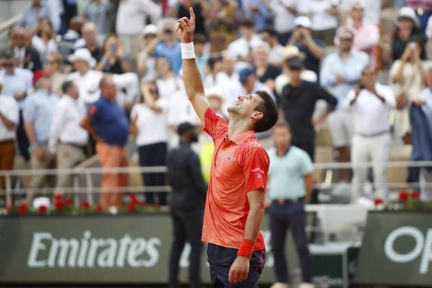 Novak Djokovic Vs Casper Ruud - Finale Simple Messieurs TENNIS : Roland-Garros 2023 - Paris - 11 06 2023 MichaelBaucher Panoramic 