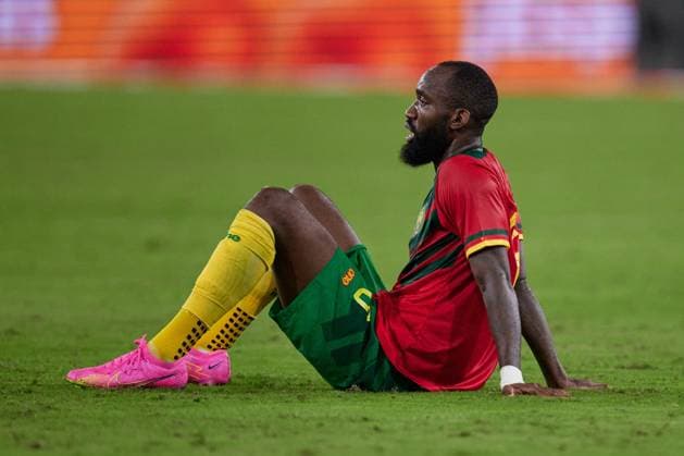 RECORD DATE NOT STATED Seleccion Mexico 2023 Mexico 2-2 Cameroon Nicolas Ngamhaleu of Cameroon during the game Mexico (Mexican national team, Nationalteam vs Cameroon, corresponding to the Friendly match, at Snapdragon Stadium, on June 10, 2023. <br><br> Nicolas Ngamhaleu de Camerun durante el partido Mexico (Seleccion Mexicana) vs Camerun, correspondiente al Partido Amistoso de preparacion, en el Estadio Snapdragon, el 10 de junio de 2023. SAN DIEGO CALIFORNIA ESTADOS UNIDOS  Copyright: xJorgexMartinezx 20230610231826_SMN_23_AM_MEX_CAM_335