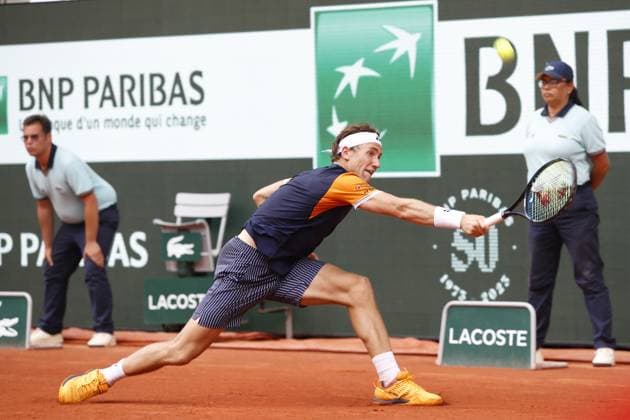 Novak Djokovic Vs Casper Ruud - Finale Simple Messieurs TENNIS : Roland-Garros 2023 - Paris - 11 06 2023 MichaelBaucher Panoramic 