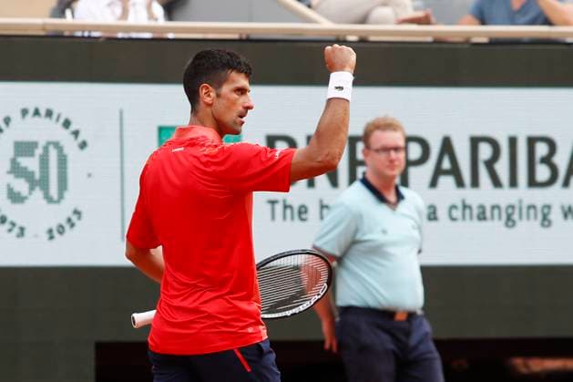 Novak Djokovic Vs Casper Ruud - Finale Simple Messieurs TENNIS : Roland-Garros 2023 - Paris - 11 06 2023 MichaelBaucher Panoramic 