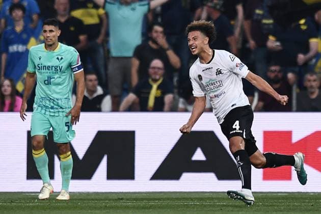 Football, Italy, Serie A decider, Spezia Calcio - Hellas Verona