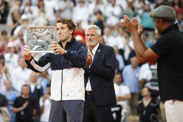 Novak Djokovic Vs Casper Ruud - Finale Simple Messieurs TENNIS : Roland-Garros 2023 - Paris - 11 06 2023 MichaelBaucher Panoramic 