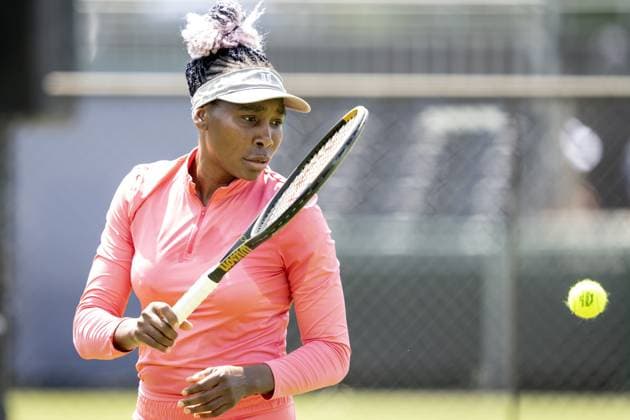 ROSMALEN - Venus Williams (USA) trains on the first day of the Libema Open tennis tournament in Rosmalen. AP SANDER KING xVIxANPxSportx xxANPxIVx 471458369 originalFilename: 471458369.jpg