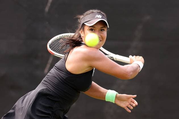 Mandatory Credit: Photo by Ryan Browne Shutterstock (13961280u) Heather Watson of Great Britain. Rothesay Open, Day One, Tennis, Nottingham Tennis Centre, Nottingham, UK - 12 Jun 2023 Rothesay Open, Day One, Tennis, Nottingham Tennis Centre, Nottingham, UK - 12 Jun 2023 Copyright: xRyanxBrowne Shutterstockx 13961280u