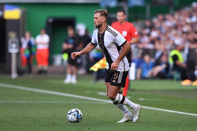 Soccer international match Germany Ukraine on 12 06 2023 at wohninvest WESERSTADION in Bremen Niclas Füllkrug Germany DFB regulations prohibit any use of photographs as image sequences and or quasi video xHDx