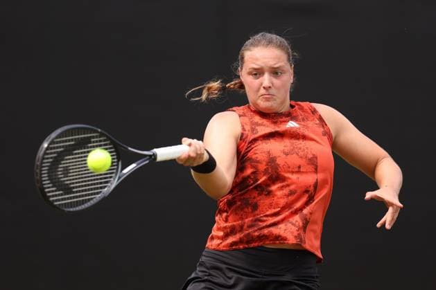 Mandatory Credit: Photo by Ryan Browne Shutterstock (13961280cy) Jule Niemeier of Germany. Rothesay Open, Day One, Tennis, Nottingham Tennis Centre, Nottingham, UK - 12 Jun 2023 Rothesay Open, Day One, Tennis, Nottingham Tennis Centre, Nottingham, UK - 12 Jun 2023 Copyright: xRyanxBrowne Shutterstockx 13961280cy