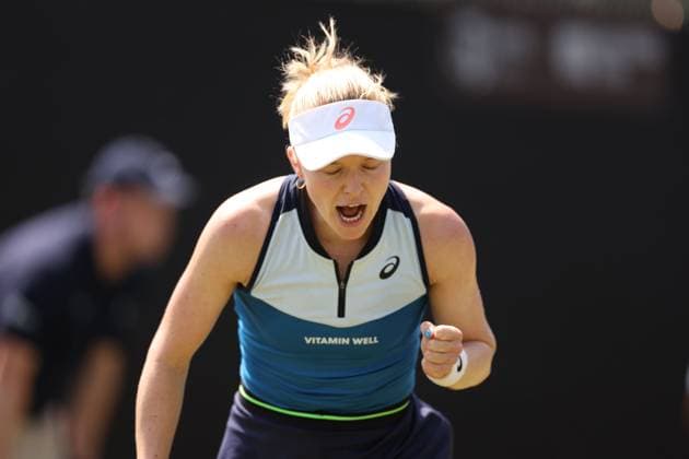 Mandatory Credit: Photo by Ryan Browne Shutterstock (13961283y) Harriet Dart of Great Britain. Rothesay Open, Day Two, Tennis, Nottingham Tennis Centre, Nottingham, UK - 13 Jun 2023 Rothesay Open, Day Two, Tennis, Nottingham Tennis Centre, Nottingham, UK - 13 Jun 2023 Copyright: xRyanxBrowne Shutterstockx 13961283y