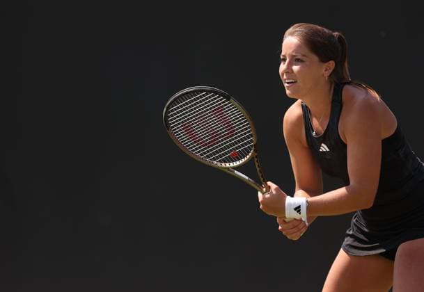 Mandatory Credit: Photo by Ryan Browne Shutterstock (13961283ax) Jodie Burrage of Great Britain. Rothesay Open, Day Two, Tennis, Nottingham Tennis Centre, Nottingham, UK - 13 Jun 2023 Rothesay Open, Day Two, Tennis, Nottingham Tennis Centre, Nottingham, UK - 13 Jun 2023 Copyright: xRyanxBrowne Shutterstockx 13961283ax