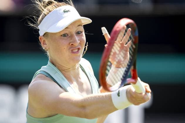ROSMALEN - Celine Naef (SUI) in action against Venus Williams (USA) on the second day of the Libema Open tennis tournament in Rosmalen. AP SANDER KING xVIxANPxSportx xxANPxIVx 471537326 originalFilename: 471537326.jpg