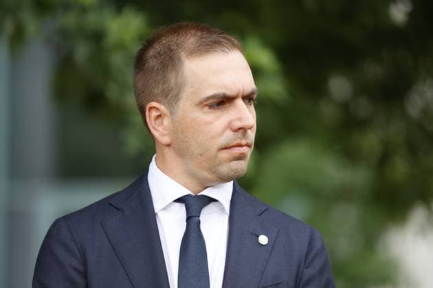 Tournament Director EURO 2024 Philipp Lahm, Germany, Berlin, Federal Chancellery, picture session of Chancellor Scholz and Federal Minister Faeser with representatives of the DFB on the occasion of the European Football Championship 2024 in Germany.
