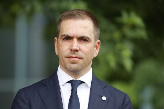Tournament Director EURO 2024 Philipp Lahm, Germany, Berlin, Federal Chancellery, picture session of Chancellor Scholz and Federal Minister Faeser with representatives of the DFB on the occasion of the European Football Championship 2024 in Germany.