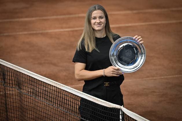 Tennis, French Open, finalist Karolina Muchova, press appointment in Prague