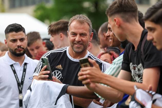 Football, EURO 2024, One Year To Go Press Event in Frankfurt with the German National Team