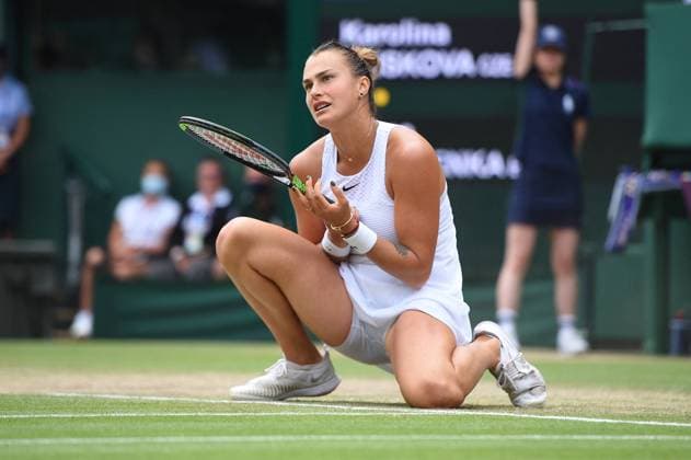 Tennis, Wimbledon, Aryna Sabalenka cancels her participation due to injury, archive pictures