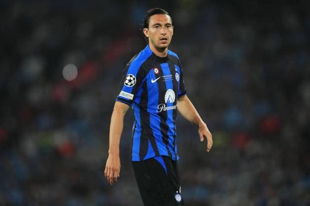 Mandatory Credit: Photo by Bagu Blanco Shutterstock (13957105pc) Matteo Darmian of Inter Milan Manchester City v Inter Milan, UEFA Champions League, Final, Football, Ataturk Stadium, Istanbul, Turkey - 10 Jun 2023 Editorial use only Manchester City v Inter Milan, UEFA Champions League, Final, Football, Ataturk Stadium, Istanbul, Turkey - 10 Jun 2023 Editorial use only  Copyright: xBaguxBlanco Shutterstockx 13957105pc