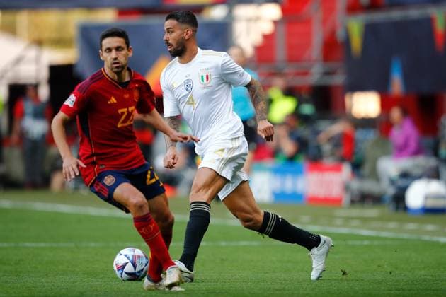 Football, Nations League, Semi-final, Spain - Italy