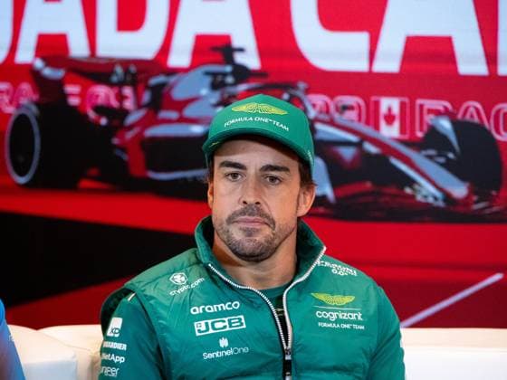 Fernando Alonso ESP, Aston Martin Aramco Cognizant F1 Team, 14 at press conference, CAN, Formula 1 World Championship, Canadian Grand Prix, Circuit de Gilles Villeneuve Montreal, Media Day, 15 06 2023 CAN, Formula 1 World Championship, Canadian Grand Prix, Circuit Gilles Villeneuve Montreal, Media Day, 15 06 2023 Montreal Copyright: xEibner Memmlerx EP_MMR