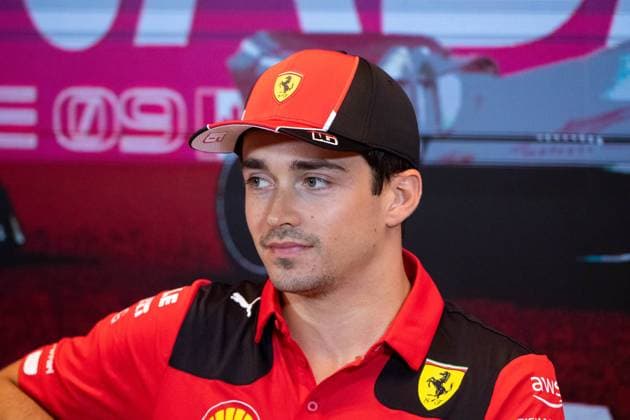 Charles Leclerc MCO, Scuderia Ferrari, 16 at press conference, CAN, Formula 1 World Championship, Canadian Grand Prix, Circuit de Gilles Villeneuve Montreal, Media Day, 15 06 2023 CAN, Formula 1 World Championship, Canadian Grand Prix, Circuit Gilles Villeneuve Montreal, Media Day, 15 06 2023 Montreal Copyright: xEibner Memmlerx EP_MMR