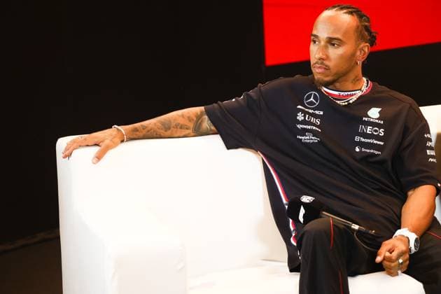 F1 Grand Prix Of Canada Previews Lewis Hamilton of Mercedes during the press conference, PK, Pressekonferenz ahead of the Formula 1 Grand Prix of Canada at Circuit Gilles Villeneuve in Montreal, Canada on June 15, 2023. Montreal Canada  Copyright: xJakubxPorzyckix originalFilename:porzycki-f1grandp230615_np4Wk.jpg