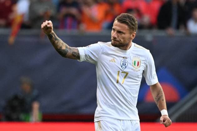 Netherlands, Enschede, 150623. Football player Ciro Immobile during the UEFA Nations League semi-final match between Spain and Italy at De Grolsch Veste Stadium. Photo: Ante Cizmic CROPIX Split CROATIA Copyright: xxAntexCizmicx spanjolska_italija18-150623