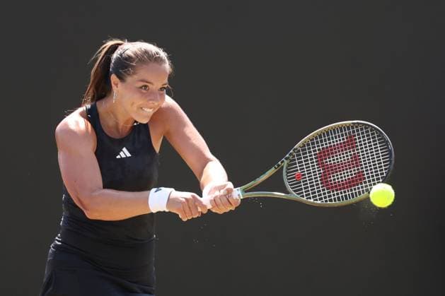 Mandatory Credit: Photo by Ryan Browne Shutterstock (13961298d) Jodie Burrage of Great Britain during her quarter-final match against Magdalena Frech of Poland. Rothesay Open, Day Five, Tennis, Nottingham Tennis Centre, Nottingham, UK - 16 Jun 2023 Rothesay Open, Day Five, Tennis, Nottingham Tennis Centre, Nottingham, UK - 16 Jun 2023 Copyright: xRyanxBrowne Shutterstockx 13961298d