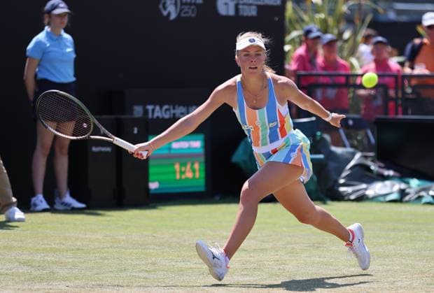 TENNIS - WTA, Tennis Damen Rothesay Open 2023 NOTTINGHAM,ENGLAND,16.JUN.23 - TENNIS - WTA Tour, Rothesay Open. Image shows Magdalena Frech (POL).  GEPAxpictures xAlanxGrieves
