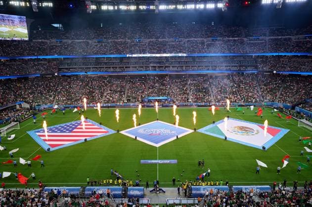 RECORD DATE NOT STATED CONCACAF NATIONS LEAGUE 2022-2023 United States vs Mexico SF General View during the game United States (USA) vs Mexico (Mexican national team, Nationalteam , corresponding to Semifinals of Final Four of the CONCACAF Nations League 2022-2023, at Allegiant Stadium, on June 15, 2023. <br><br> Vista General durante el partido Estados Unidos (EUA) vs Mexico (Seleccion Mexicana), correspondiente a Semifinales del Final Four de la Liga de Naciones CONCACAF 2022-2023, en el Allegiant Stadium, el 15 de junio de 2023. LAS VEGAS NEVADA ESTADOS UNIDOS  Copyright: xCristianxdexMarchenax 20230615212331_CNL_23_SF_USA_MEX_GENERAL118