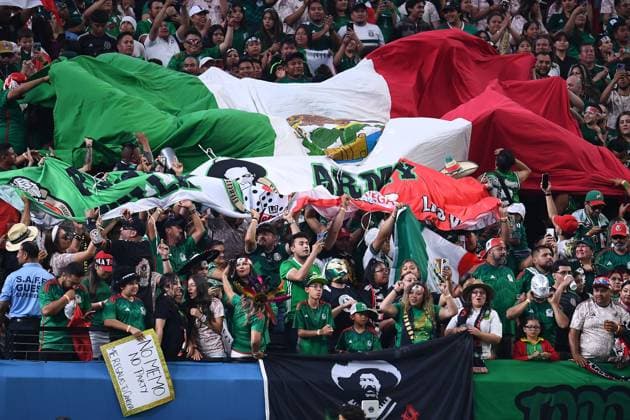 RECORD DATE NOT STATED CONCACAF NATIONS LEAGUE 2022-2023 United States vs Mexico SF Fans o Aficion during the game United States (USA) vs Mexico (Mexican national team, Nationalteam , corresponding to Semifinals of Final Four of the CONCACAF Nations League 2022-2023, at Allegiant Stadium, on June 15, 2023. <br><br> Fans o Aficion durante el partido Estados Unidos (EUA) vs Mexico (Seleccion Mexicana), correspondiente a Semifinales del Final Four de la Liga de Naciones CONCACAF 2022-2023, en el Allegiant Stadium, el 15 de junio de 2023. LAS VEGAS NEVADA ESTADOS UNIDOS  Copyright: xAdrianxMaciasx 20230615214207_CNL_23_SF_USA_MEX_FANS162