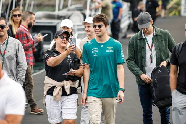 STROLL Lance (can), Aston Martin F1 Team AMR23, portrait during the Formula 1 Pirelli Grand Prix du Canada, 8th round of the 2023 Formula One World Championship, WM, Weltmeisterschaft from June 16 to 18, 2023 on the Circuit Gilles Villeneuve, in MontrÃ al, Canada - F1 - CANADIAN GRAND PRIX 2023 DPPI Panoramic  00123020__R3_1105