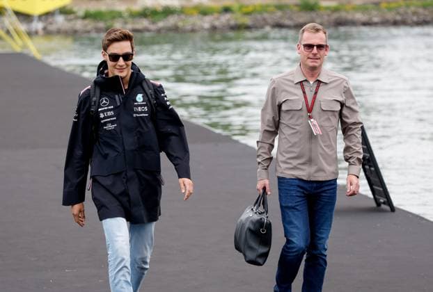 63 George Russell GBR, Mercedes AMG Petronas F1 Team , F1 Grand Prix of Canada at Circuit Gilles Villeneuve on June 16, 2023 in Montreal, Canada Photo by HOCH ZWEI Montreal Canada