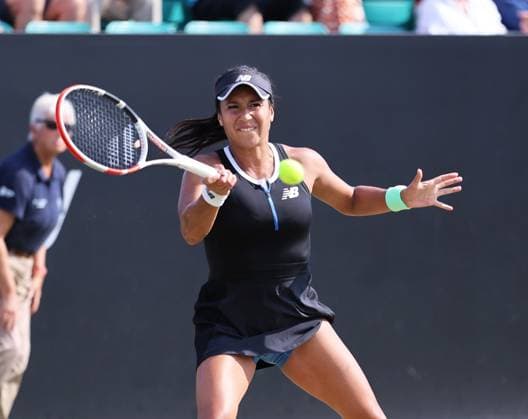 TENNIS - WTA, Tennis Damen Rothesay Open 2023 NOTTINGHAM,ENGLAND,16.JUN.23 - TENNIS - WTA Tour, Rothesay Open. Image shows Heather Watson (GBR).  GEPAxpictures xAlanxGrieves
