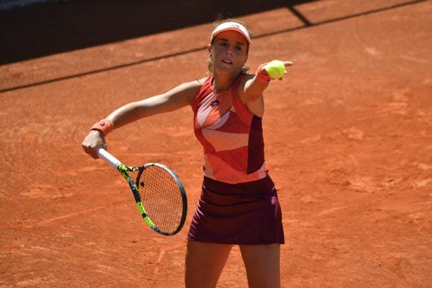 Lucia Bronzetti (ITA) during the match of round of 16 of ITF W60 Women s Tennis Tournament BMW Cup on June 16, 2023 at Reale Circolo Canottieri Tevere Remo in Rome, Italy  Copyright: xRobertoxBettacchi IPAxSportx xipx xx 0 IPA_IPA38673132