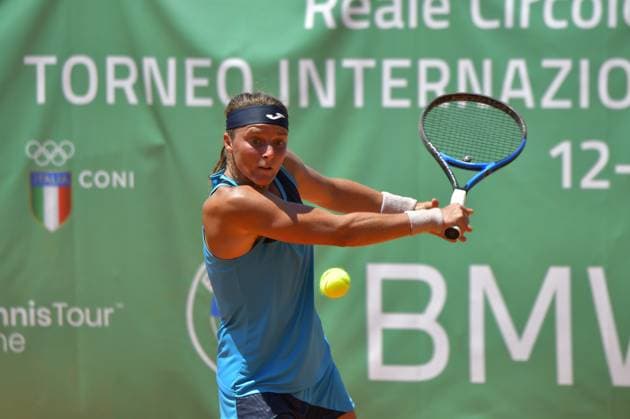 Anna Turati (ITA) during the match of round of 16 of ITF W60 Women s Tennis Tournament BMW Cup on June 16, 2023 at Reale Circolo Canottieri Tevere Remo in Rome, Italy  Copyright: xRobertoxBettacchi IPAxSportx xipx xx 0 IPA_IPA38673169