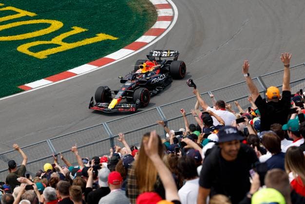 1 Max Verstappen NLD, Oracle Red Bull Racing , F1 Grand Prix of Canada at Circuit Gilles Villeneuve on June 16, 2023 in Montreal, Canada Photo by HOCH ZWEI Montreal Canada