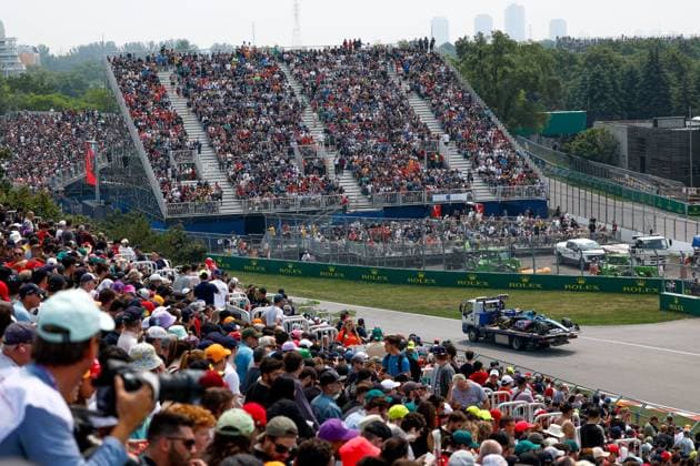 10 GASLY Pierre (fra), Alpine F1 Team A523, action crash, accident, during the Formula 1 Pirelli Grand Prix du Canada, 8th round of the 2023 Formula One World Championship, WM, Weltmeisterschaft from June 16 to 18, 2023 on the Circuit Gilles Villeneuve, in MontrÃ al, Canada - F1 - CANADIAN GRAND PRIX 2023 DPPI Panoramic  00123020_F12023GP09CAN_JK055239