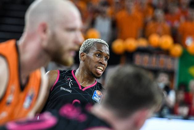 GER, BBL, Playoffs, ratiopharm Ulm vs Telekom Baskets Bonn 16 06 2023, ratiopharm arena, New Ulm, GER, BBL, Playoffs, ratiopharm Ulm vs Telekom Baskets Bonn, pictured TJ Shorts II Bonn, 0 nordphotoxGmbHx xHafner nph00200