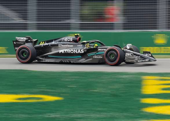 June 16, 2023, Montreal, Quebec, Canada: LEWIS HAMILTON of Great Britain driving the (44) Mercedes AMG Petronas F1 Team W14 during practice ahead of the F1 Grand Prix of Canada at Circuit Gilles Villeneuve on June 16, 2022 in Montreal, Quebec, Canada. Montreal Canada - ZUMAc132 20230616_zap_c132_011 Copyright: xAndrewxChinx