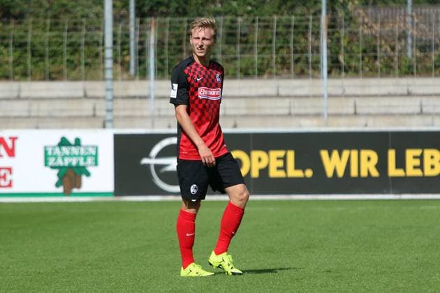 RL SW - 15 16 - SC Freiburg II vs SV Elversberg Joshua Mees (Freiburg), RL SW - 15 16 - SC Freiburg II vs SV Elversberg (License=RM) 7781933 Copyright: xZoonar.com JoachimxHahnex 7781933