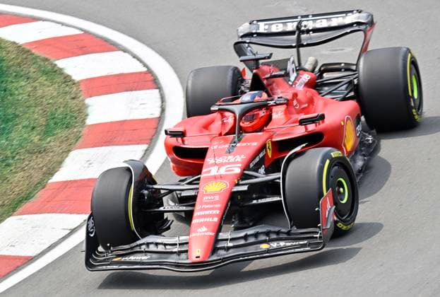 June 16, 2023, MONTREAL, PQ, Canada: Ferrari driver Charles Leclerc of Monaco steers his car at the hairpin during the first practice session, at the Formula One Grand Prix, in Montreal, Friday, June 16, 2023. Charles Leclerc  - ZUMAc35_ 0260261529st Copyright: xJacquesxBoissinotx