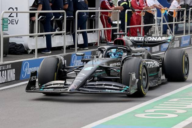 FORMULA 1 AWS GRAND PRIX DU CANADA 2022 16 06 2023, Circuit Gilles Villeneuve, Montreal, FORMULA 1 AWS GRAND PRIX DU CANADA 2022 , in picture George Russell GBR , Mercedes AMG Petronas Formula One Team nordphotoxGmbHx xBratic nph00250