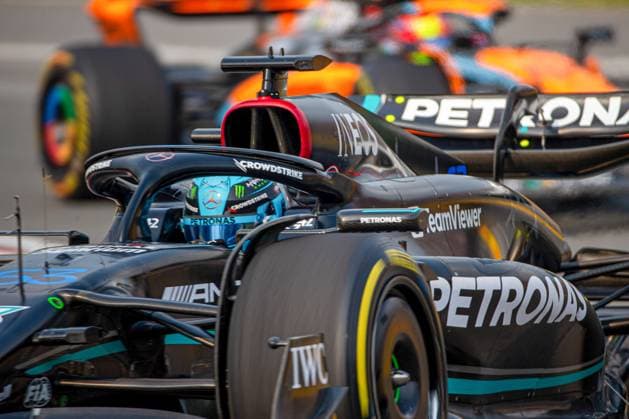 Formula 1 Championship - FORMULA 1 PIRELLI GRAND PRIX DU CANADA 2023 George Russell (GBR) Mercedes W14 E Performance& xA;during Free Practice 2 Session, Day 2 of FORMULA 1 PIRELLI GRAND PRIX DU CANADA 2023 - from 15th to 18th June 2023 in Montreal, Quebec, Canada Canada Copyright: xStefanoxFacchin AvensImagesx xLiveMediax LPS_977226